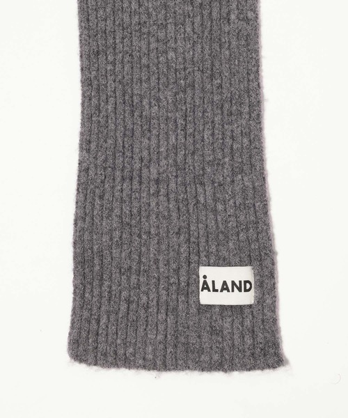 ALAND（エーランド）の「【UNISEX】ALAND／メランジフードマフラー（マフラー・レディース・グレー/ブラック/アイボリー・FREE）」の16枚目の写真