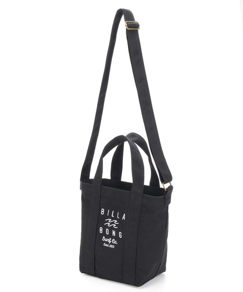 BILLABONG(ビラボン)の「BILLABONG レディース SHOULDER MINI TOTE B ショルダーバッグ 【2025年秋冬モデル】 @autumn /ビラボンロゴ刺繍2WAYミニトートバック(ショルダーバッグ・レディース・ブラウン/ブラック・FREE)」の3枚目の写真