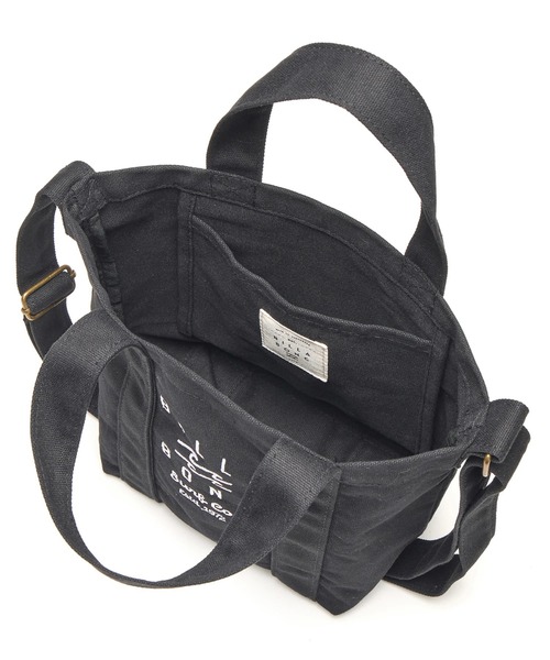 BILLABONG(ビラボン)の「BILLABONG レディース SHOULDER MINI TOTE B ショルダーバッグ 【2025年秋冬モデル】 @autumn /ビラボンロゴ刺繍2WAYミニトートバック(ショルダーバッグ・レディース・ブラウン/ブラック・FREE)」の8枚目の写真