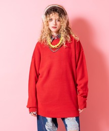 a.p.o.v.（エーピーオービー）の「a.p.o.v. カラーバリエーションオーバーサイズクルーネックニットセーター（ニット/セーター）」