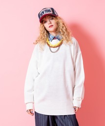 a.p.o.v.（エーピーオービー）の「a.p.o.v. カラーバリエーションオーバーサイズクルーネックニットセーター（ニット/セーター）」