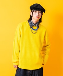 a.p.o.v.（エーピーオービー）の「a.p.o.v. カラーバリエーションオーバーサイズクルーネックニットセーター（ニット/セーター）」