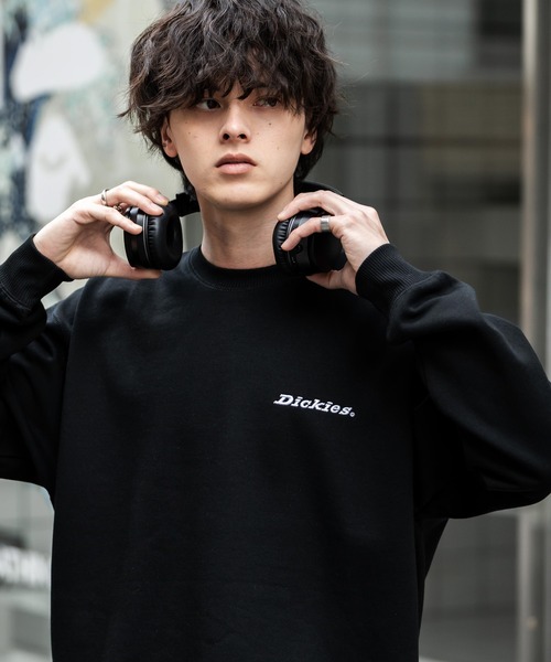 Dickies（ディッキーズ）の「Dickies 裏起毛バックプリント刺繍クルーネック長袖スウェットトレーナー（スウェット・メンズ・ブラウン/ネイビー/オートミール/ブラック系/ブラウン系/ブラック/ネイビー系/グレー系・M/LL/L）」の12枚目の写真