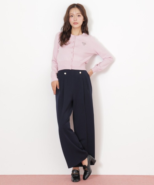 ◇ ハート刺繍カラーカーディガン（ニット/セーター）｜JILL by JILL