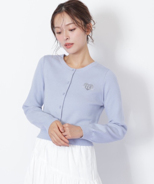 ◇ ハート刺繍カラーカーディガン（ニット/セーター）｜JILL by JILL