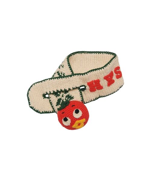 HYSTERIC GLAMOUR（ヒステリックグラマー）の「手編みネックウォーマー（ネックウォーマー/スヌード・レディース・ホワイト/グリーン・FREE）」の2枚目の写真