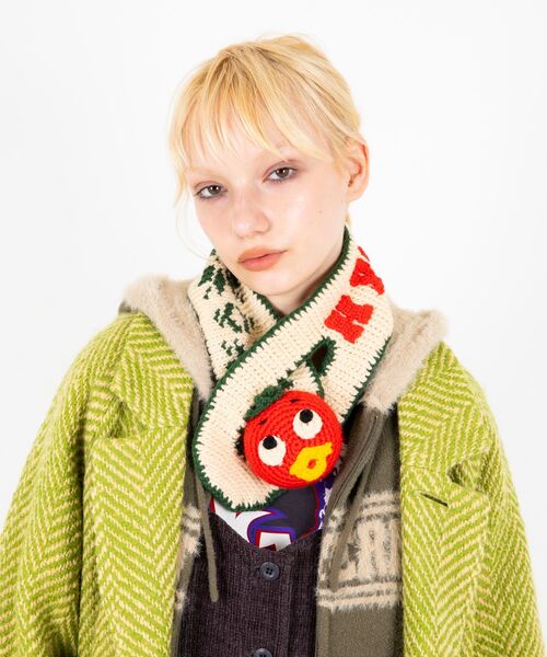 ☆hysteric glamour アームウォーマー新品☆ 工房織座 [MOJIRI NECK'm アームウォーマー] 全5色 モヘヤ54%・綿30