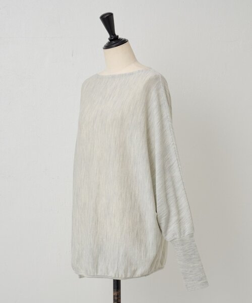 【美品】ビアズリー ウール ドルマンニット モカ ふわふわ ゆったりサイズ BEARDSLEY（ビアズリー）の「ウールドルマンニット（ニット