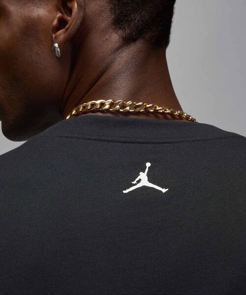JORDAN BRAND(ジョーダンブランド)の「ジョーダン メンズ ロングスリーブ クルーネック Tシャツ / Jordan Men's Long-Sleeve Crew-Neck T-Shirt HV4563-010 Black(Tシャツ/カットソー・メンズ・ブラック・M/S/2XL/L/XL)」の5枚目の写真