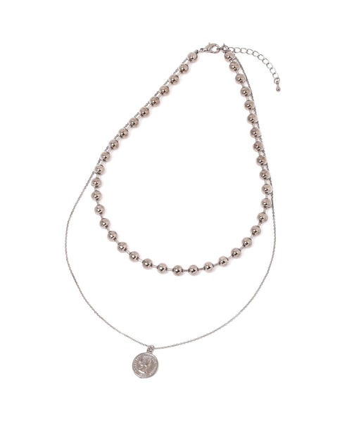 PAGEBOY（ページボーイ）の「２連コインネックレス（ネックレス・レディース・シルバー/ブラック・FREE）」の14枚目の写真