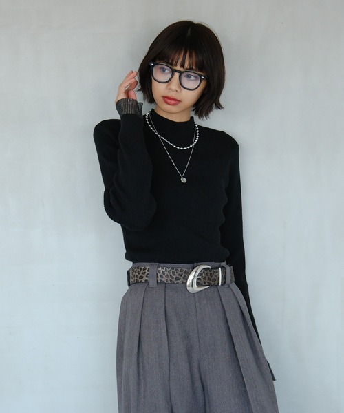 PAGEBOY（ページボーイ）の「２連コインネックレス（ネックレス・レディース・シルバー/ブラック・FREE）」の4枚目の写真