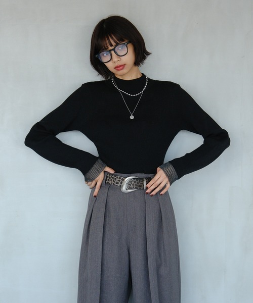 PAGEBOY（ページボーイ）の「２連コインネックレス（ネックレス・レディース・シルバー/ブラック・FREE）」の6枚目の写真