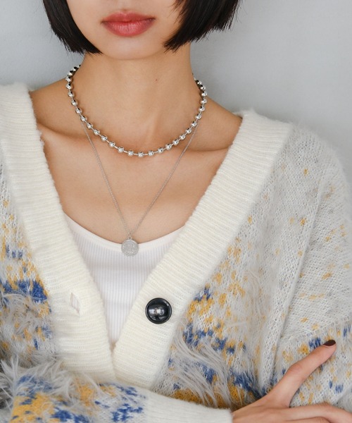 PAGEBOY（ページボーイ）の「２連コインネックレス（ネックレス・レディース・シルバー/ブラック・FREE）」の19枚目の写真