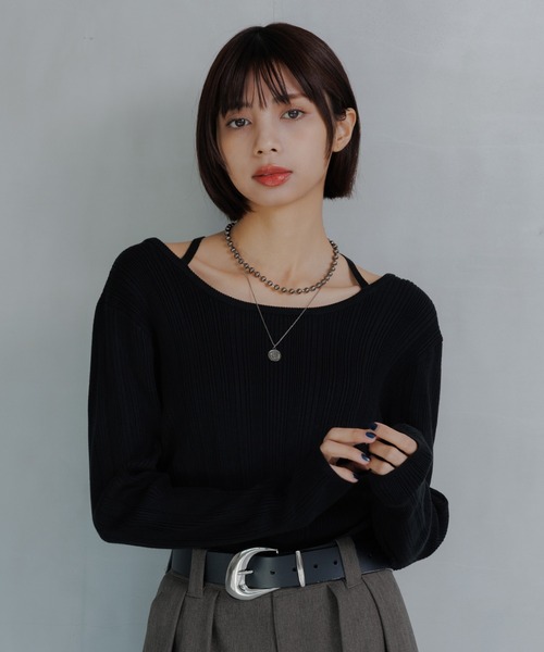 PAGEBOY（ページボーイ）の「２連コインネックレス（ネックレス・レディース・シルバー/ブラック・FREE）」の20枚目の写真