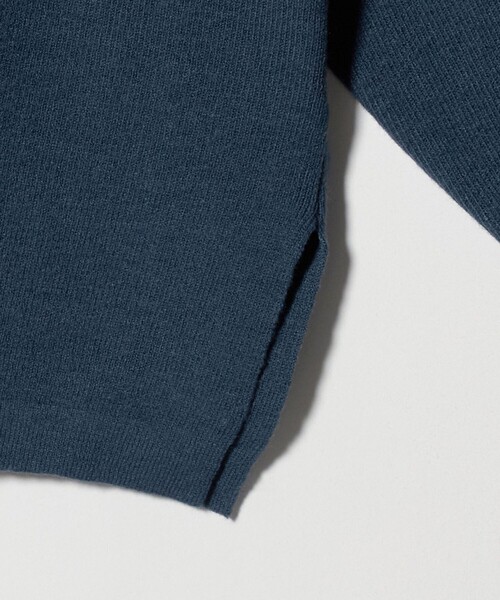 A DAY IN THE LIFE UNITED ARROWS(アデイインザライフユナイテッドアローズ)の「バイカラー ニットポロ <A DAY IN THE LIFE>(ニット/セーター・レディース・モカ/ロイヤルブルー/その他1・FREE)」の7枚目の写真
