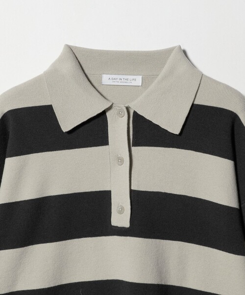 A DAY IN THE LIFE UNITED ARROWS(アデイインザライフユナイテッドアローズ)の「バイカラー ニットポロ <A DAY IN THE LIFE>(ニット/セーター・レディース・モカ/ロイヤルブルー/その他1・FREE)」の10枚目の写真