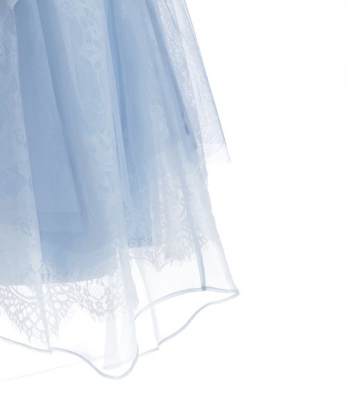 axes femme POETIQUE（アクシーズファムポエティック）の「レース×チュールイレヘムスカート（スカート・レディース・サックスブルー/ピンク/ホワイト・MEDIUM）」の18枚目の写真