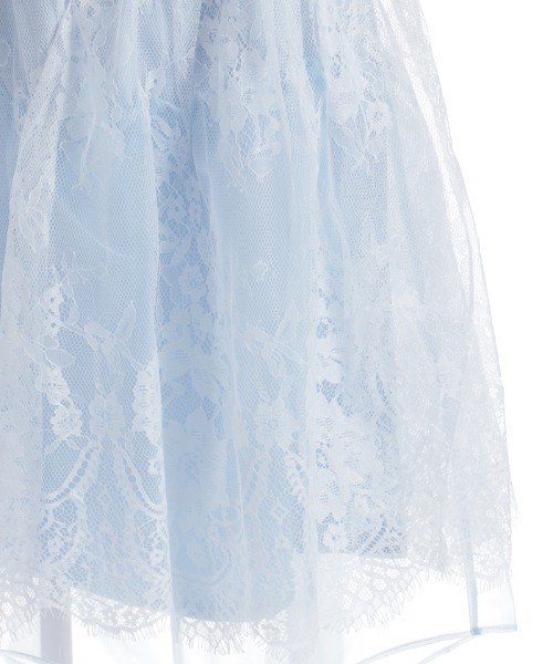 axes femme POETIQUE（アクシーズファムポエティック）の「レース×チュールイレヘムスカート（スカート・レディース・サックスブルー/ピンク/ホワイト・MEDIUM）」の20枚目の写真