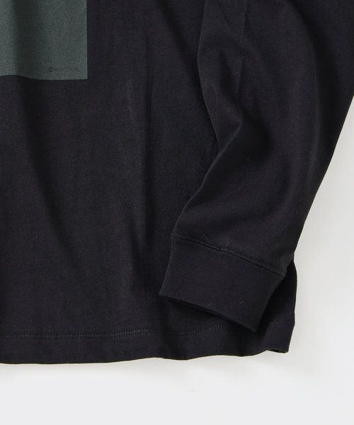 EDIFICE(エディフィス)の「Mic Itaya(ミック・イタヤ) 別注 アート プリント ロング Tシャツ(Tシャツ/カットソー・メンズ・ホワイト/カーキ/ブラック/ベージュ・LARGE/MEDIUM)」の13枚目の写真