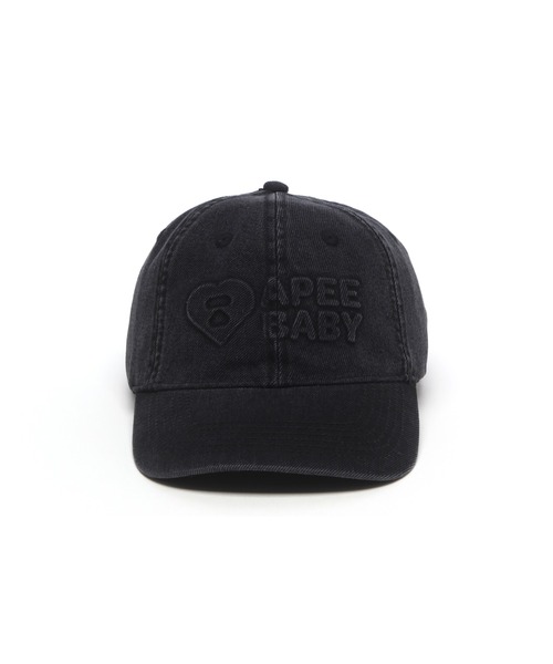 A BATHING APE（アベイシングエイプ）の「DENIM BASEBALL CAP #3（キャップ・レディース・ブラック・FREE）」の2枚目の写真