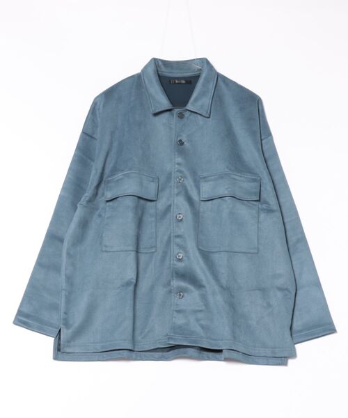 ARCHIVER（アーカイバ）の「【RES】ｽｴｰﾄﾞﾀﾞﾝﾎﾞｰﾙBIGｵｰﾌﾟﾝｶﾗｰJK（シャツ/ブラウス・メンズ・ブルー/ブラック系/グレー/ブラウン・LARGE/MEDIUM）」の8枚目の写真