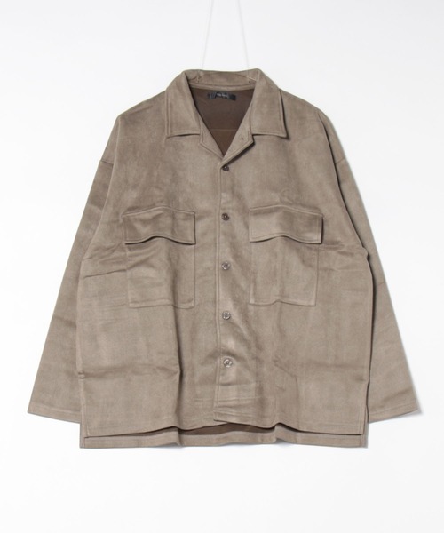 ARCHIVER（アーカイバ）の「【RES】ｽｴｰﾄﾞﾀﾞﾝﾎﾞｰﾙBIGｵｰﾌﾟﾝｶﾗｰJK（シャツ/ブラウス・メンズ・ブルー/ブラック系/グレー/ブラウン・LARGE/MEDIUM）」の10枚目の写真