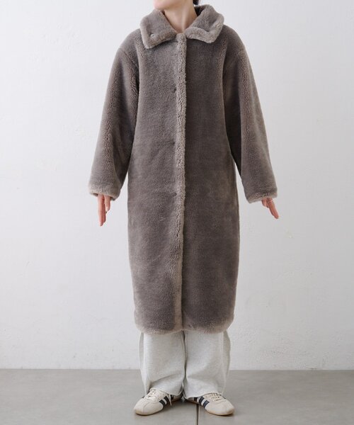 ✳︎ボアロングアウター　Lee×CIAOPANIC TYPY 新品 完売品 セール】【willow】ベアボアロングコート（その他アウター）｜WILLOW