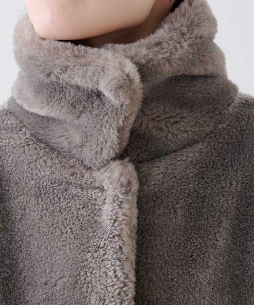 WILLOW（ウィロー）の「【willow】ベアボアロングコート（その他アウター・レディース・ブラウン/グレー・ONE SIZE）」の14枚目の写真