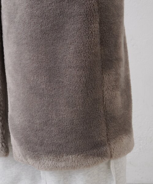 WILLOW（ウィロー）の「【willow】ベアボアロングコート（その他アウター・レディース・ブラウン/グレー・ONE SIZE）」の15枚目の写真