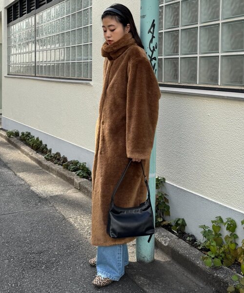 WILLOW（ウィロー）の「【willow】ベアボアロングコート（その他アウター・レディース・ブラウン/グレー・ONE SIZE）」の21枚目の写真