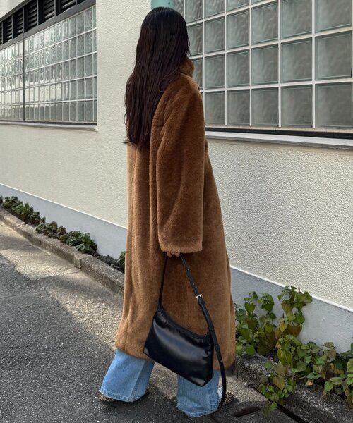 WILLOW（ウィロー）の「【willow】ベアボアロングコート（その他アウター・レディース・ブラウン/グレー・ONE SIZE）」の22枚目の写真