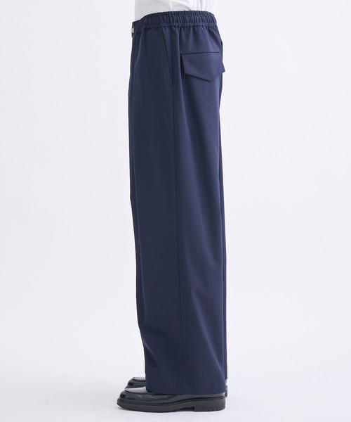 CULLNI】別注 Wool Wide Pants/別注 ウールワイドパンツ（スラックス