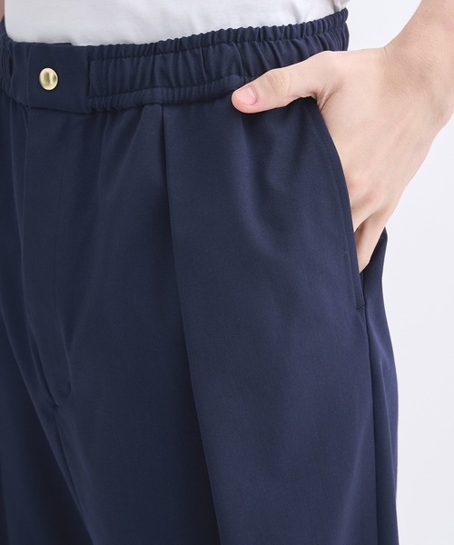 CULLNI（クルニ）の「【CULLNI】別注 Wool Wide Pants/別注 ウールワイドパンツ（スラックス・メンズ・ブラック/ベージュ/ネイビー/カーキ・1/2）」の20枚目の写真