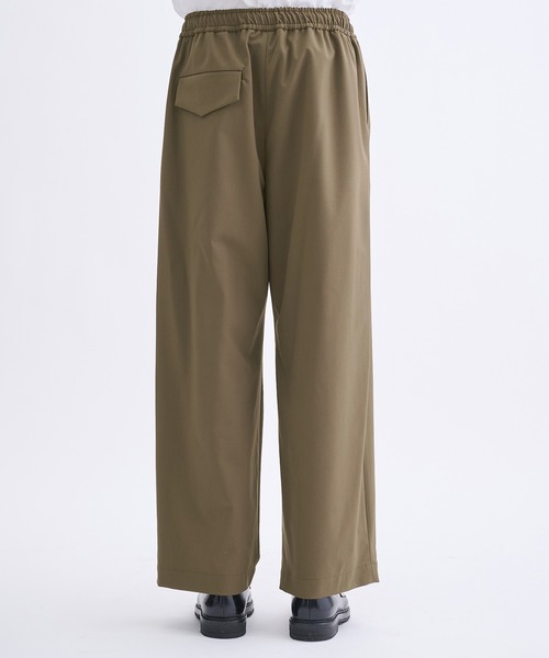 CULLNI（クルニ）の「【CULLNI】別注 Wool Wide Pants/別注 ウールワイドパンツ（スラックス・メンズ・ブラック/ベージュ/ネイビー/カーキ・1/2）」の13枚目の写真