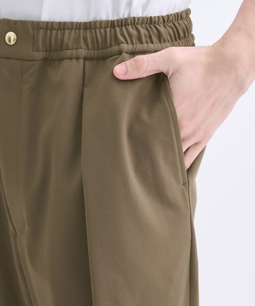 CULLNI】別注 Wool Wide Pants/別注 ウールワイドパンツ（スラックス