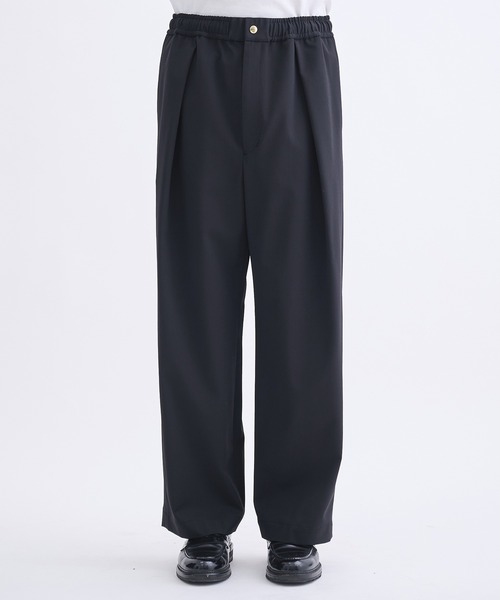 CULLNI】別注 Wool Wide Pants/別注 ウールワイドパンツ（スラックス