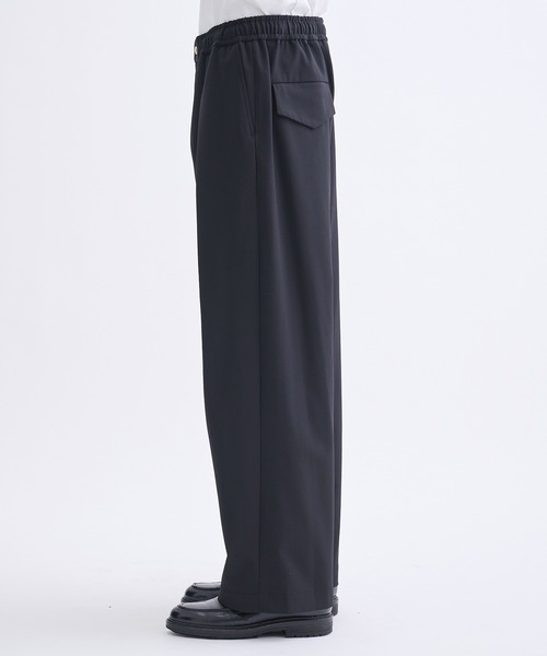 CULLNI】別注 Wool Wide Pants/別注 ウールワイドパンツ（スラックス