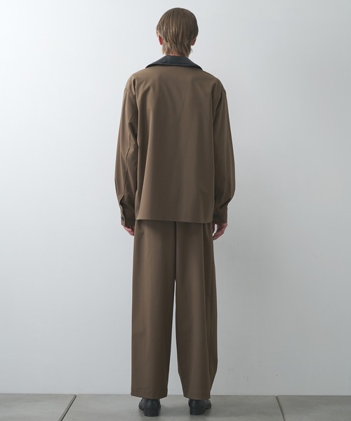 CULLNI】別注 Wool Wide Pants/別注 ウールワイドパンツ（スラックス