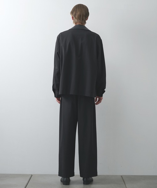 CULLNI】別注 Wool Wide Pants/別注 ウールワイドパンツ（スラックス