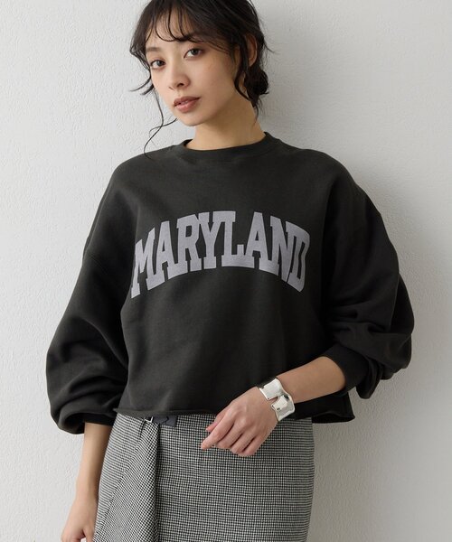 Whim Gazette（ウィムガゼット）の「裏毛ロゴプルオーバー（スウェット