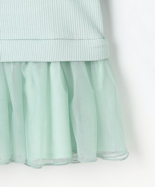 ANY(エニィ)の「裏起毛 ネックレス トレーナー(スウェット・キッズ・ネイビー系/ライトグリーン系/ホワイト系・140/160/150)」の15枚目の写真