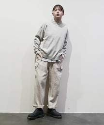 vent blanc（ヴァンブラン）の「vent blanc ヴァンブラン コットンリネン カーゴデザインパンツ（カーゴパンツ）」