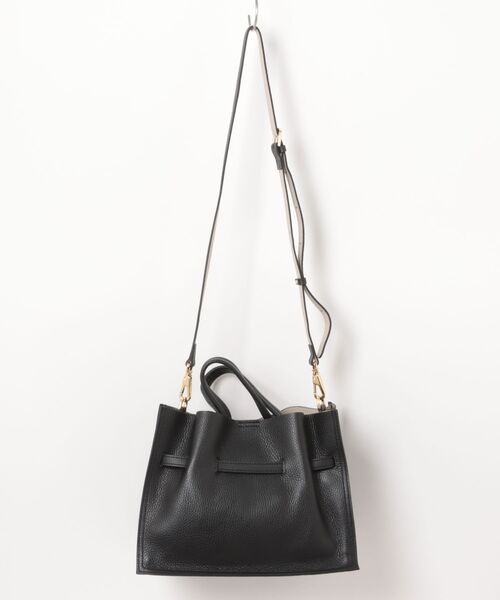 VIOLAd'ORO(ヴィオラドーロ)の「【VIOLAd'ORO/ヴィオラドーロ】イタリアンWフェイスレザー ハンドバッグ TRERO Mサイズ(ショルダーバッグ・レディース・ブラック/ベージュ系その他/ブラウン/グレー系その他・FREE)」の5枚目の写真