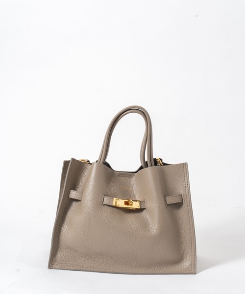 VIOLAd'ORO(ヴィオラドーロ)の「【VIOLAd'ORO/ヴィオラドーロ】イタリアンWフェイスレザー ハンドバッグ TRERO Mサイズ(ショルダーバッグ・レディース・ブラック/ベージュ系その他/ブラウン/グレー系その他・FREE)」の22枚目の写真