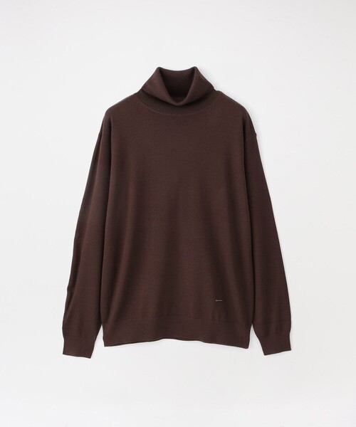 LOVELESS（ラブレス）の「ハイゲージウォッシャブルタートル（ニット/セーター・メンズ・グレー系その他2/オフホワイト/ブラウン系その他5/ブラック・M/S/L）」の4枚目の写真