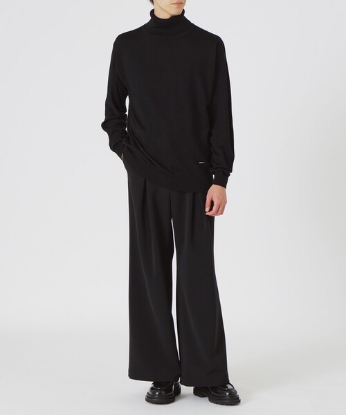 LOVELESS（ラブレス）の「ハイゲージウォッシャブルタートル（ニット/セーター・メンズ・グレー系その他2/オフホワイト/ブラウン系その他5/ブラック・M/S/L）」の11枚目の写真