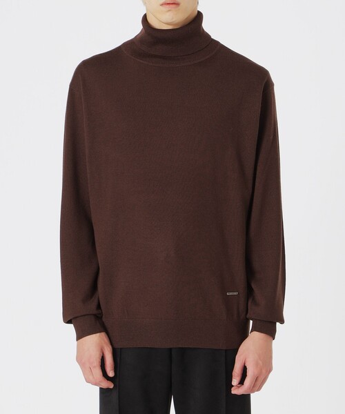 LOVELESS（ラブレス）の「ハイゲージウォッシャブルタートル（ニット/セーター・メンズ・グレー系その他2/オフホワイト/ブラウン系その他5/ブラック・M/S/L）」の13枚目の写真