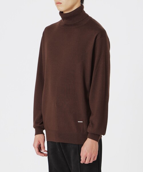 LOVELESS（ラブレス）の「ハイゲージウォッシャブルタートル（ニット/セーター・メンズ・グレー系その他2/オフホワイト/ブラウン系その他5/ブラック・M/S/L）」の14枚目の写真