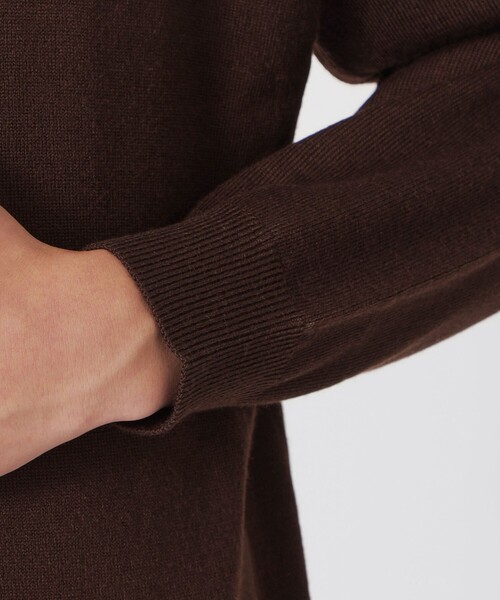 LOVELESS（ラブレス）の「ハイゲージウォッシャブルタートル（ニット/セーター・メンズ・グレー系その他2/オフホワイト/ブラウン系その他5/ブラック・M/S/L）」の16枚目の写真