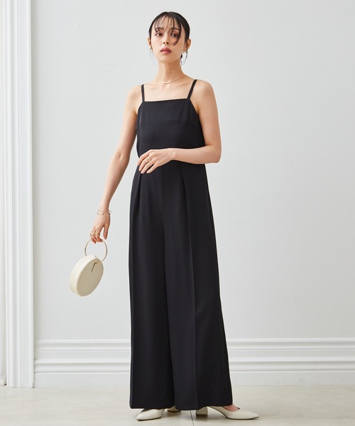 RANAN（ラナン）の「【2点セット】洗える/防シワ　オールインワンドレスセットアップ（パンツドレス・レディース・グレー/ブラック・LL/L/M/S）」の9枚目の写真